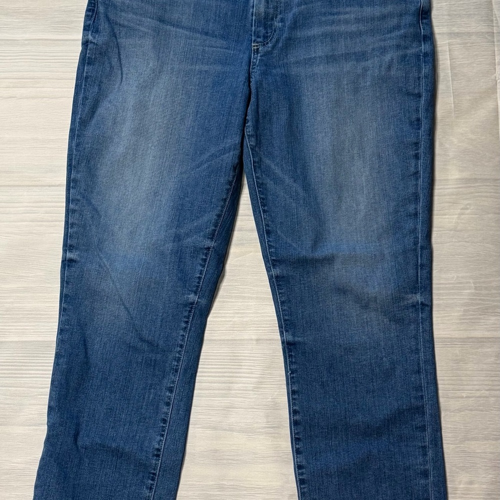 PAIGE Women's Straight Leg Jeans in Deep Blue